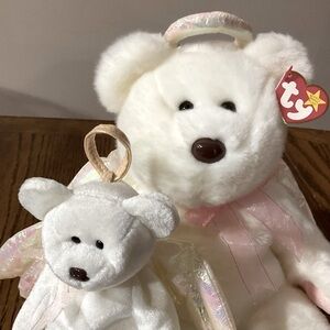 Ty Halo beanie baby & buddy teddy bear angels